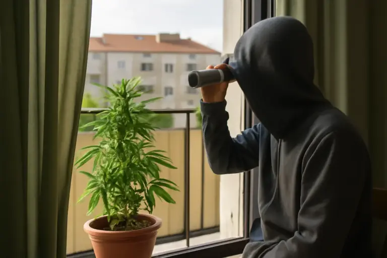 Si può coltivare cannabis legale sul balcone? Soluzioni per ridurre i rischi e proteggere la privacy