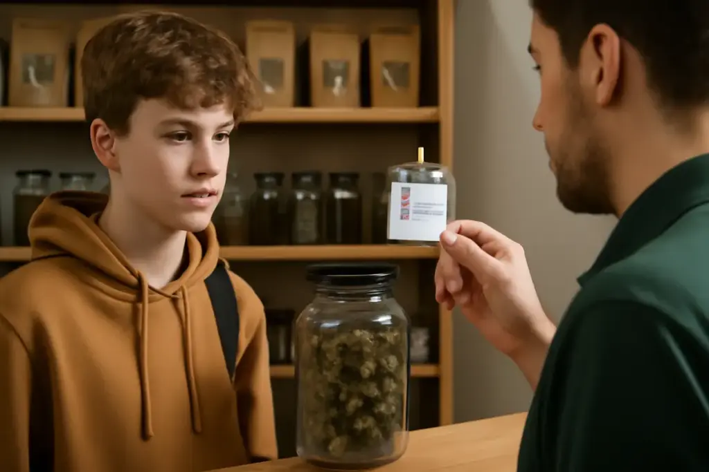 La cannabis light può essere venduta ai minorenni? Gli obblighi veri dei rivenditori secondo la legge