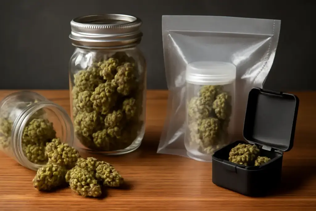 Qual è il miglior metodo per conservare infiorescenze di cannabis? Evita perdite di aroma e potenza