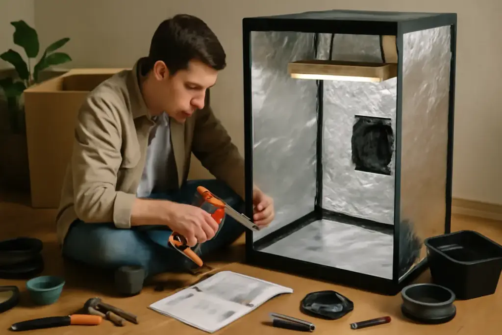 Come costruire una grow box fai da te: guida passo dopo passo per coltivatori principianti