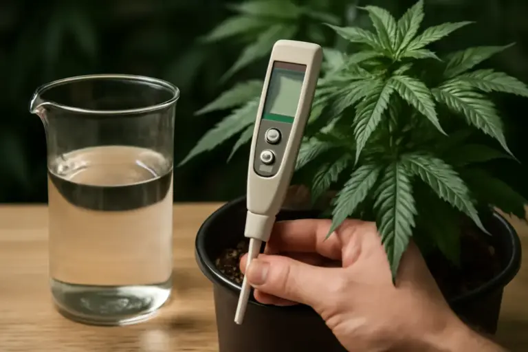PH e acqua per cannabis legale: perché il bilanciamento cambia la salute delle piante