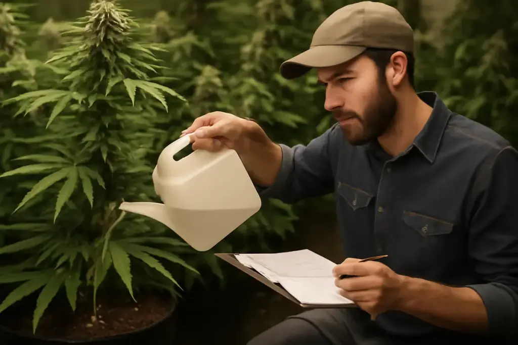 A che punto si effettua il flushing nella coltivazione di cannabis? Tecniche testate dai grower