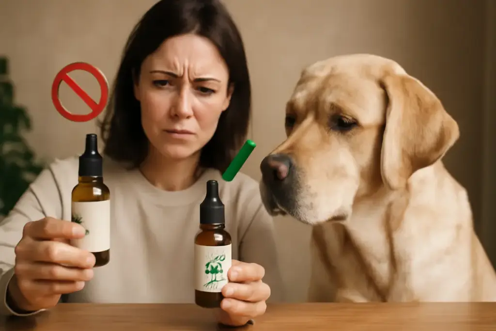 Come scegliere un olio di CBD per animali domestici: errori comuni che possono compromettere il risultato